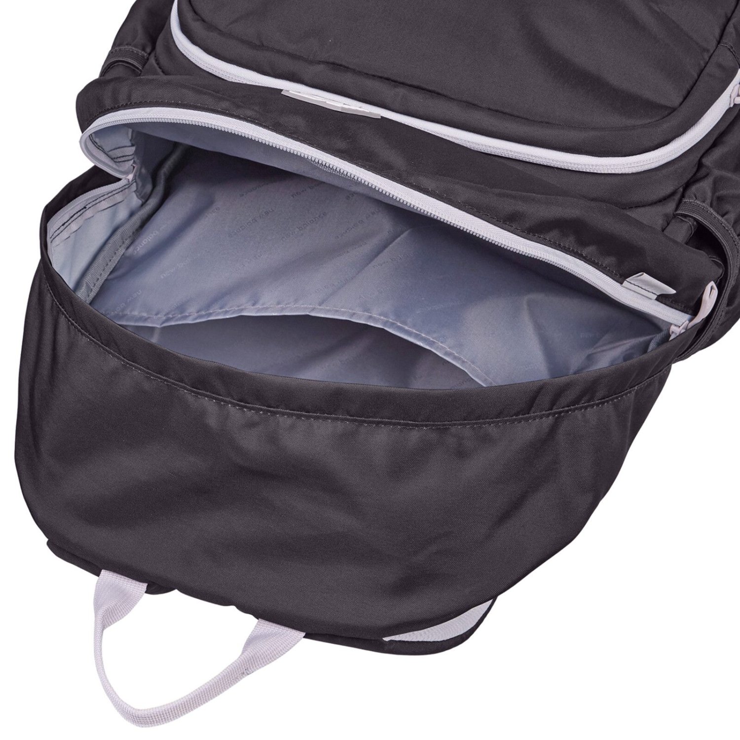 Sac à dos, fermeture éclair, compartiment principal, poignées de transport, toile/polyester