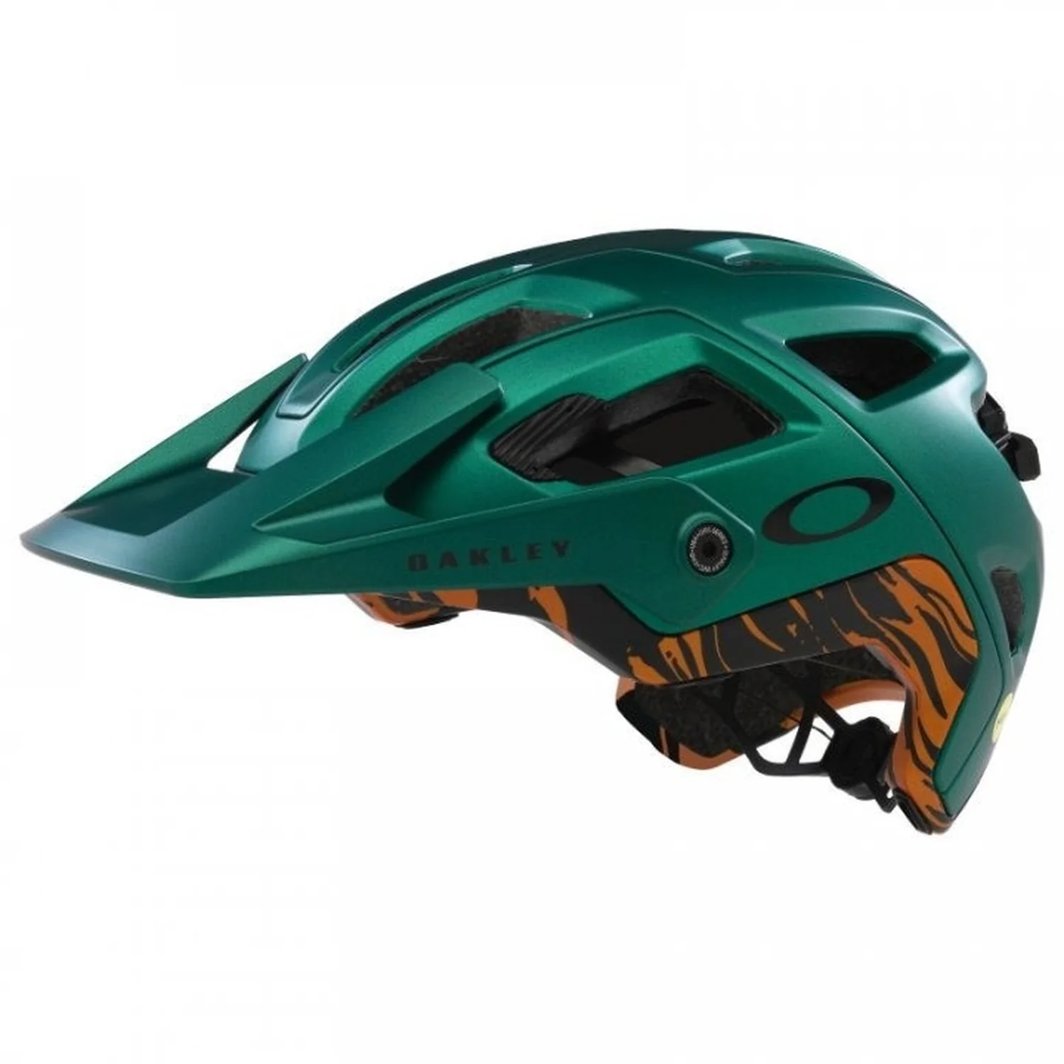 DRT5 Maven EU Fahrradhelm, Mountainbike-Helm, Grün, Belüftungsöffnungen, Visier