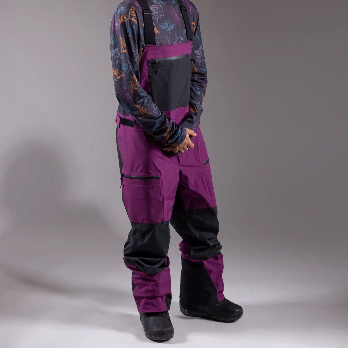 M'S Mtn Surf Rec Bib Jones M'S Mtn Surf Rec Bib Deep Purple, vue 2