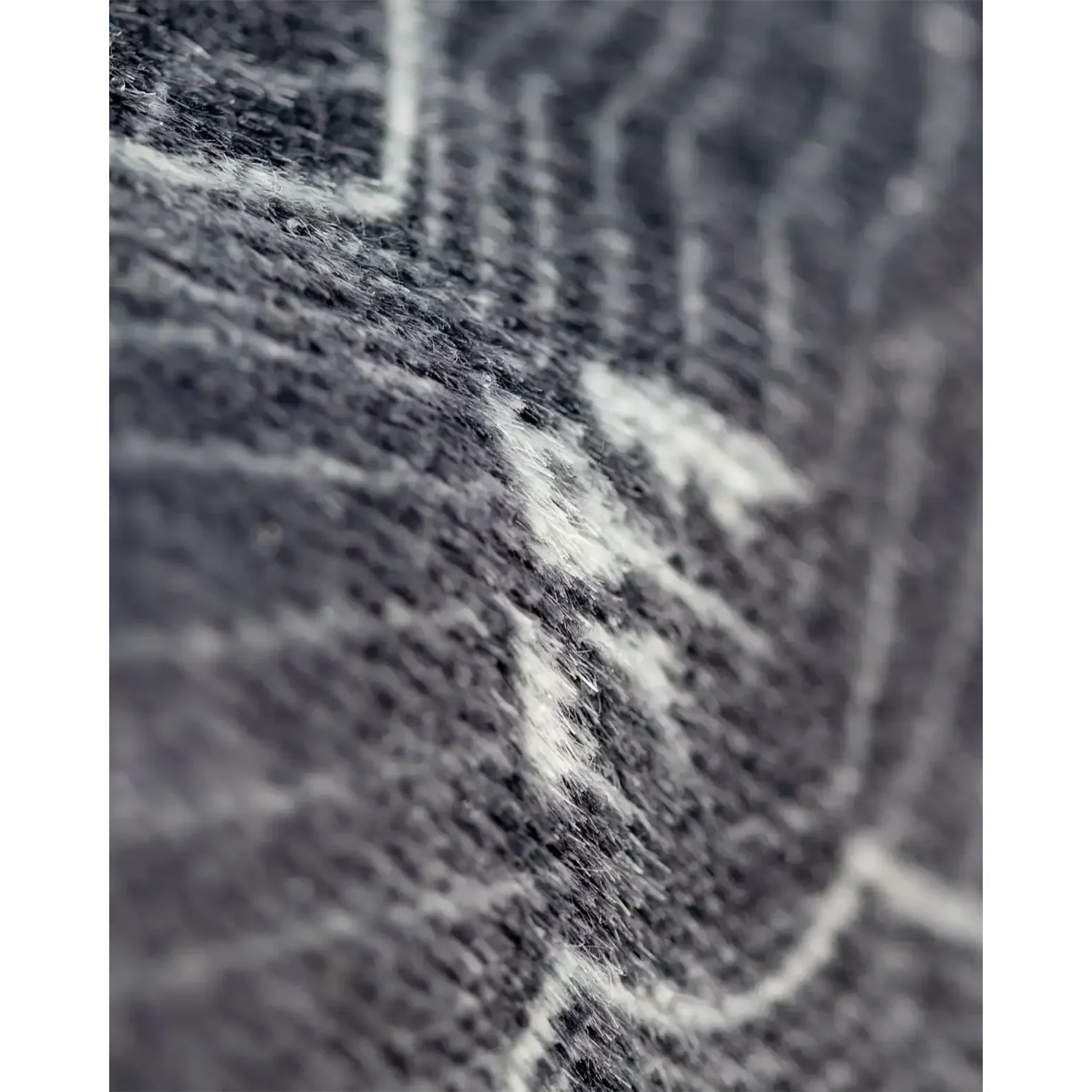 Teppich, Flor, Grau-Weiß, Abstraktes Muster, Textile Oberfläche