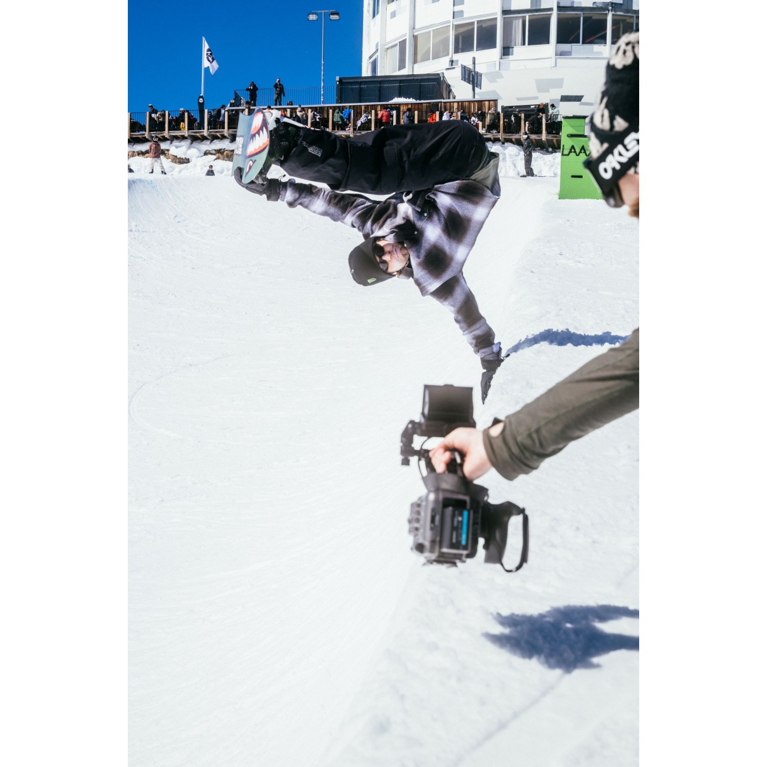 Inside Out Beanie Snowboard, snowpark, glisse, caméscope, sports d'hiver
