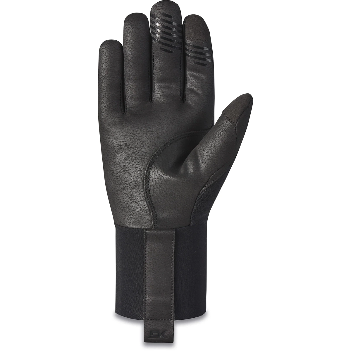 gants, gants en cuir, gants d'hiver, cuir lisse, noir