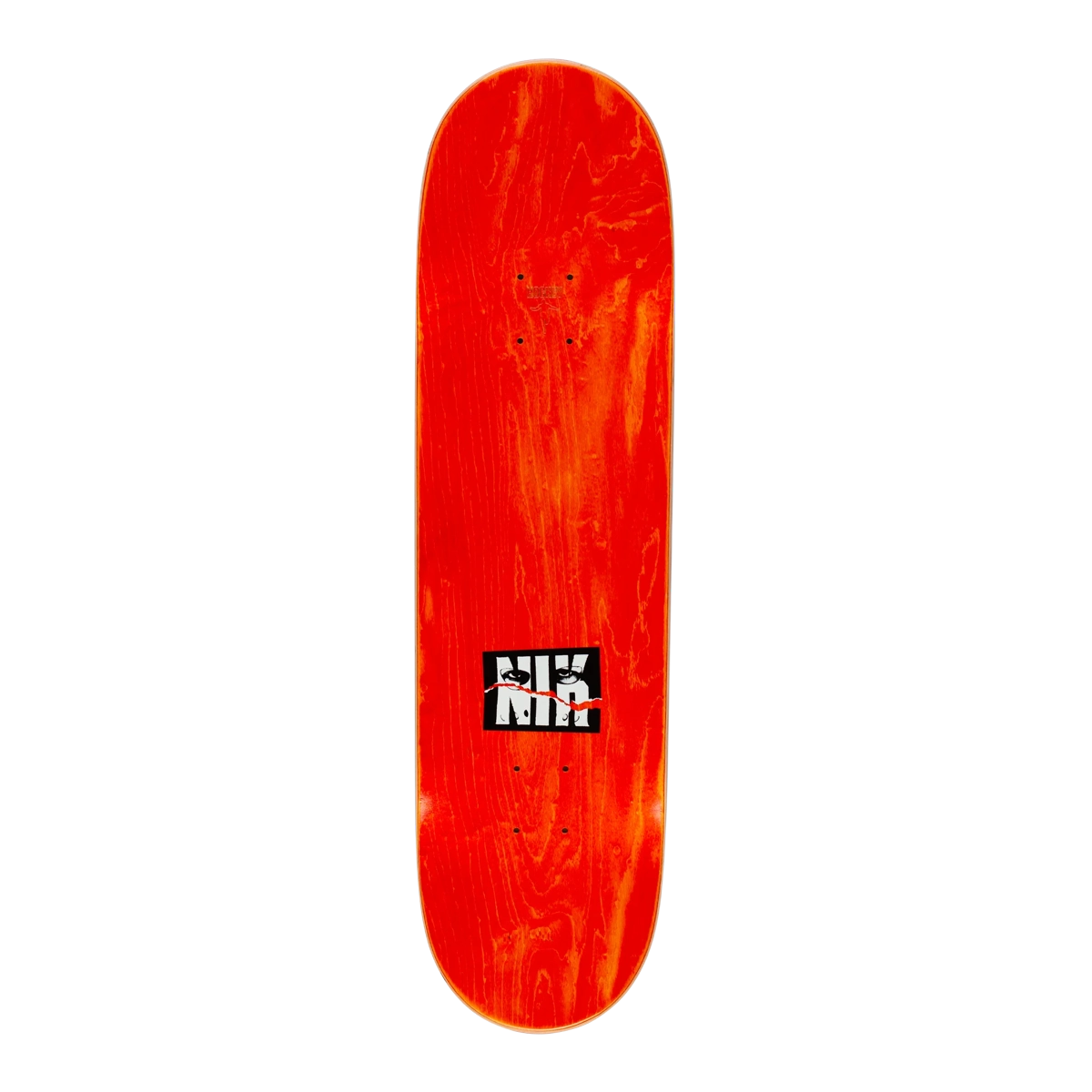 Skateboard, planche, bois, orange, grip : aucun