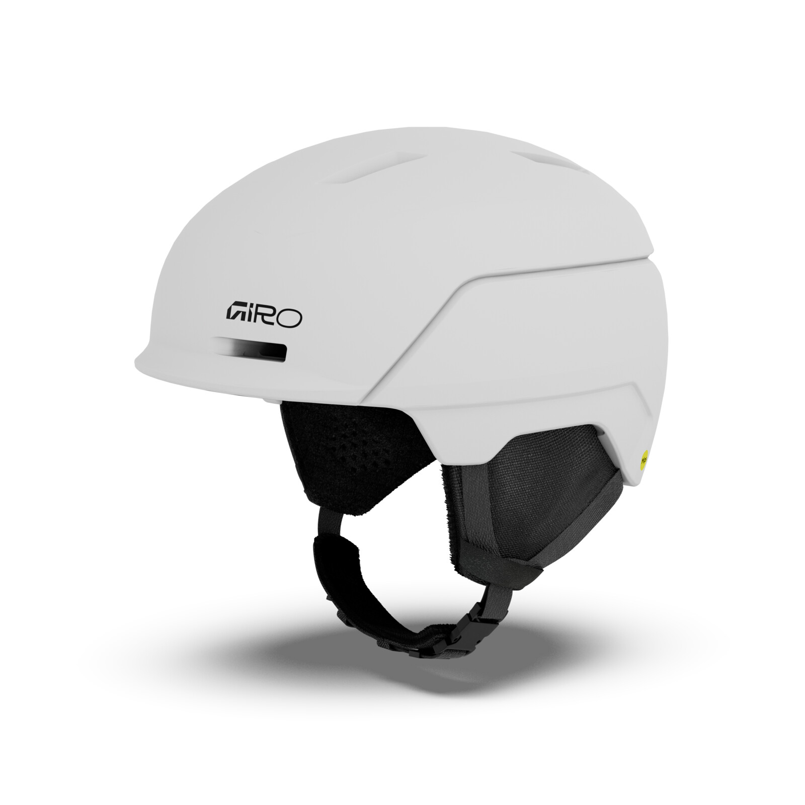 Casque de skate, casque blanc, système MIPS non visible, coussinets d'oreilles souples, sangle réglable