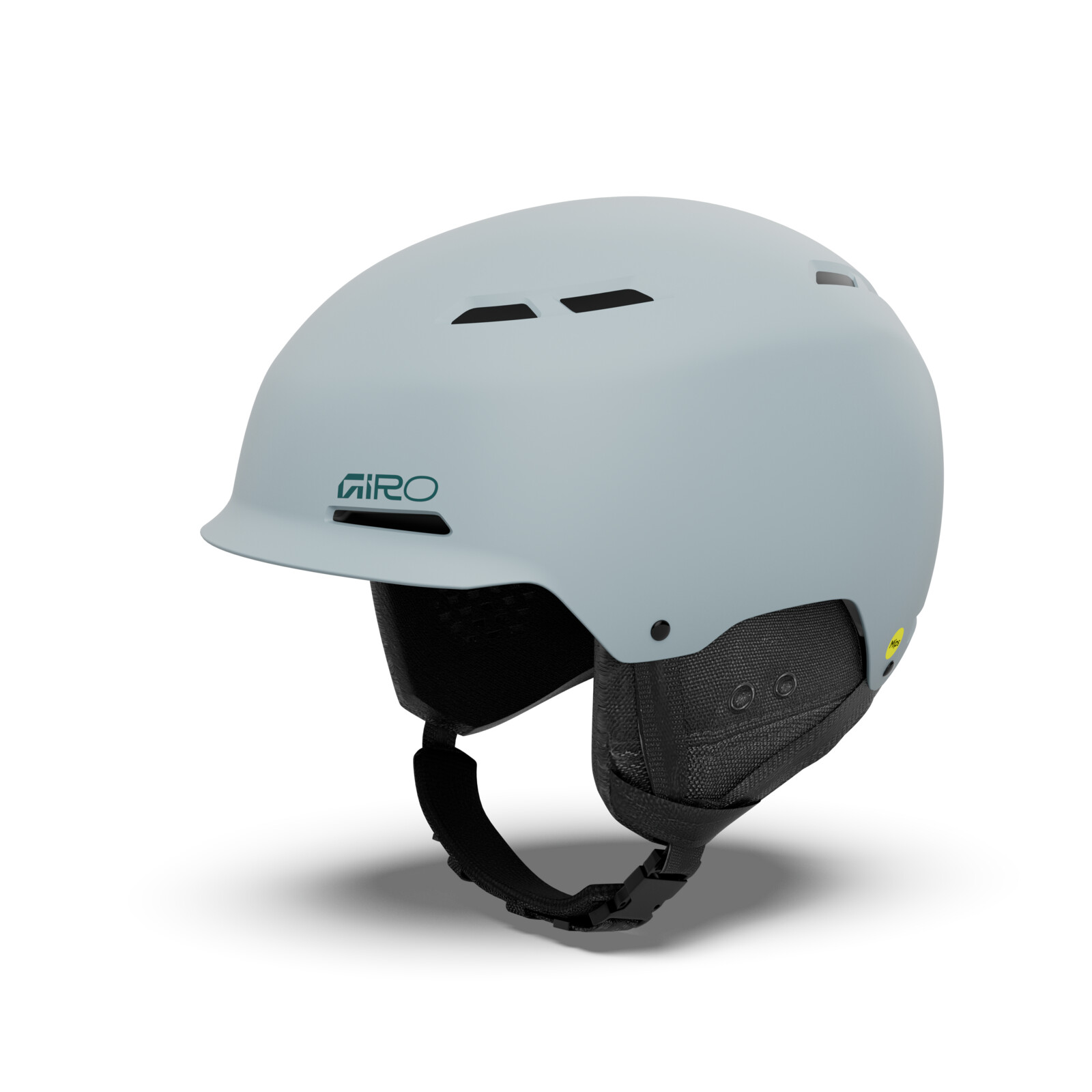 Skihelm, Blau/hellblau, Belüftungsöffnungen, Ohrenschutz, verstellbares Band