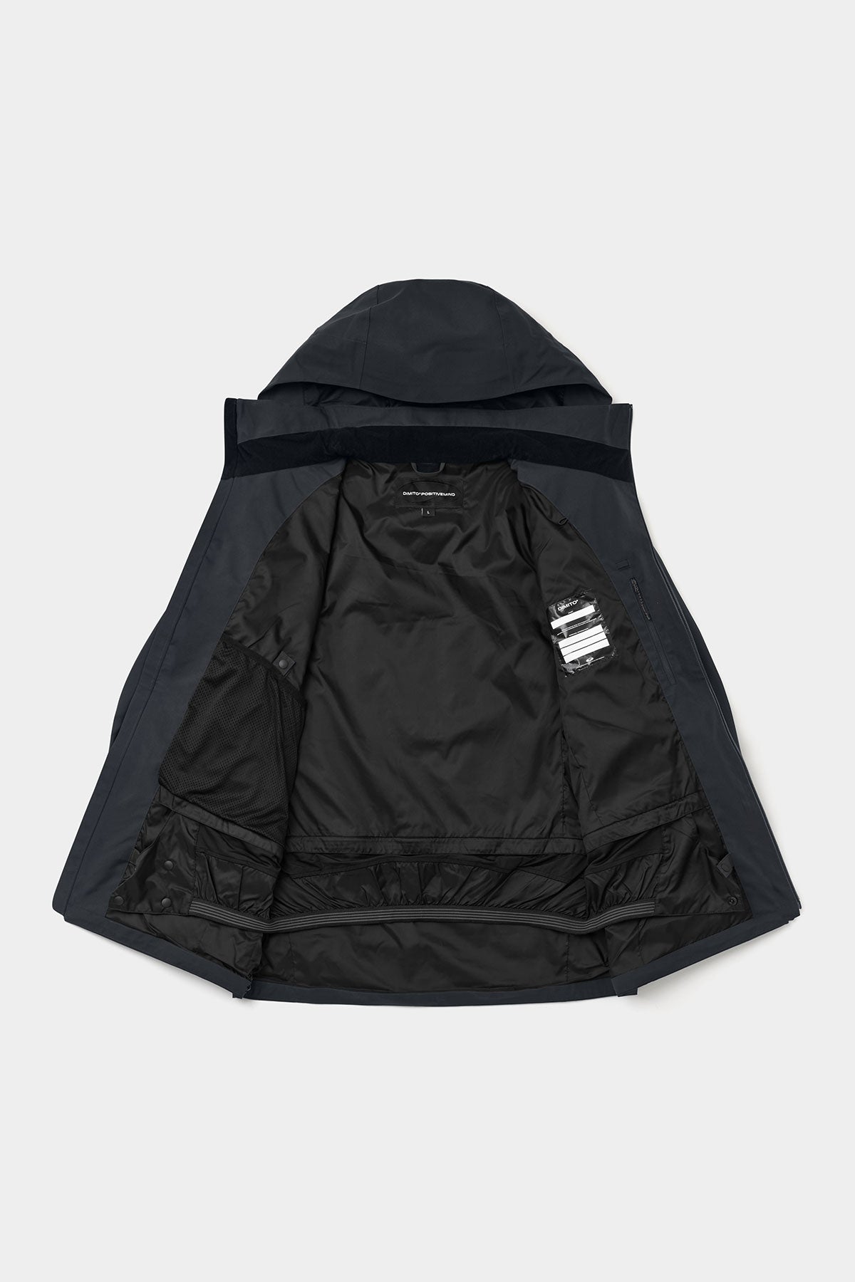 Neo 2L Jacket Veste à capuche, anorak, coupe-vent, épaisseur moyenne, gris foncé