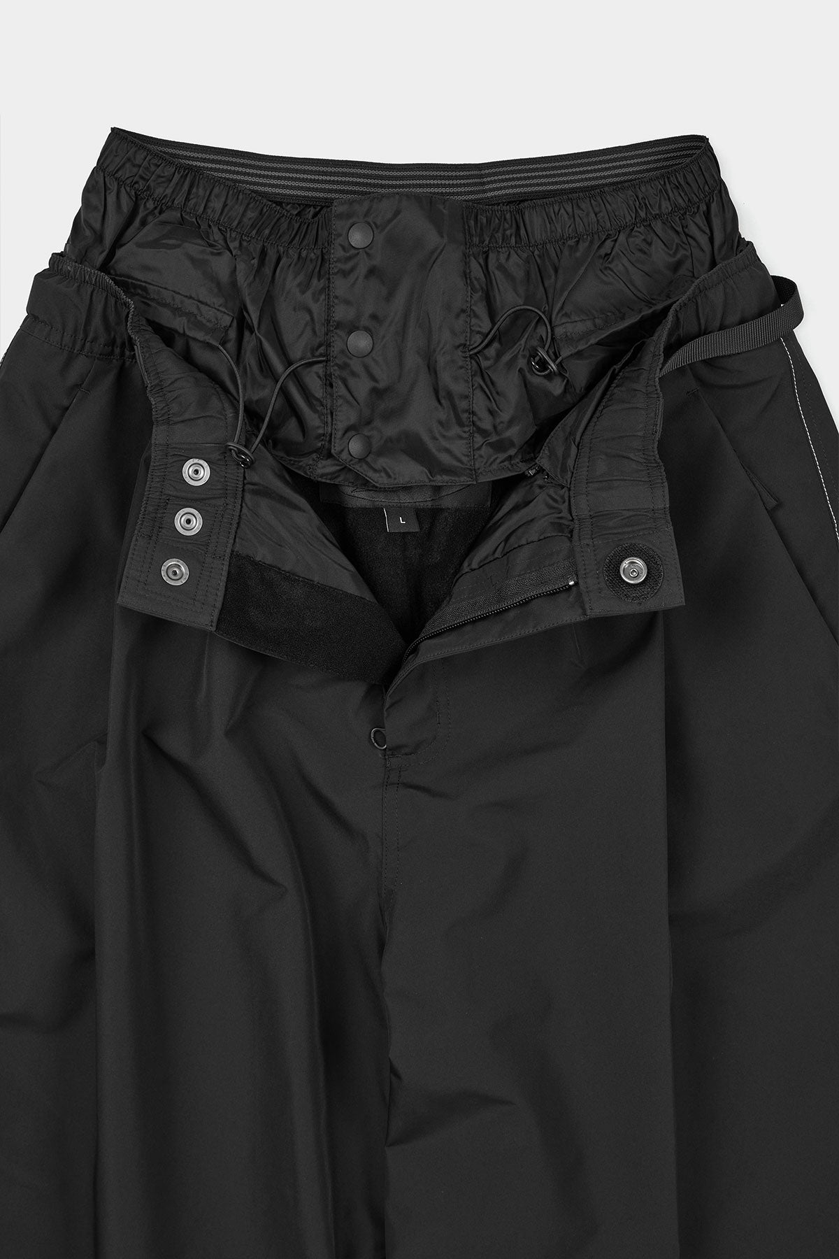 Dimito Banded Wide Pants Black, vue 12