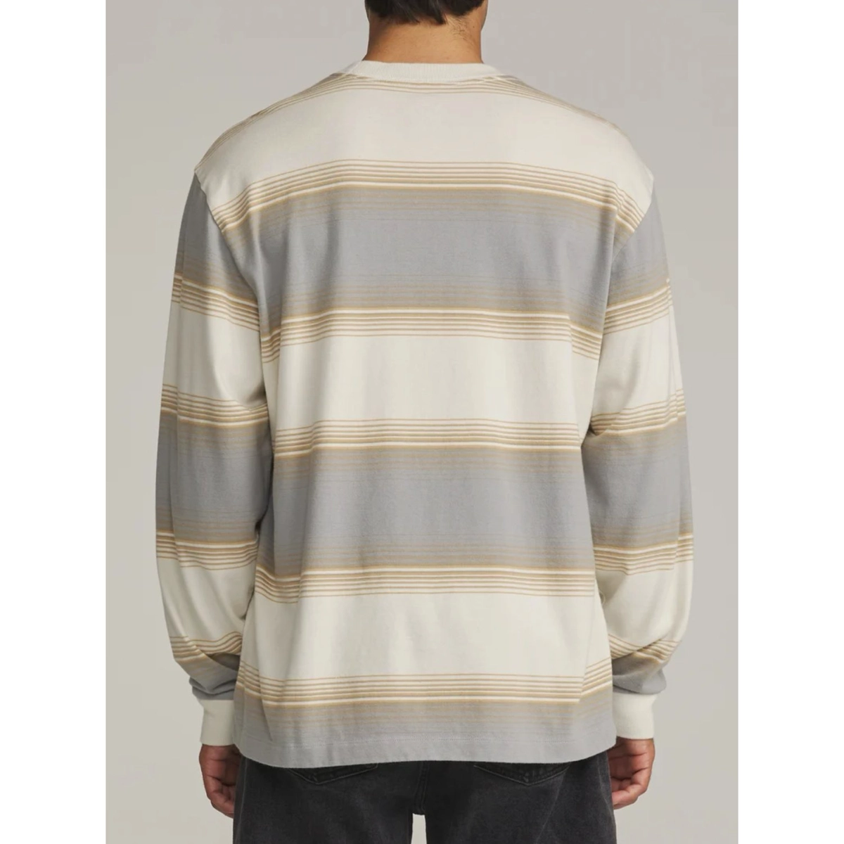 Pullover, Gestreift, Langarm, Rundhalsausschnitt, Oberteil
