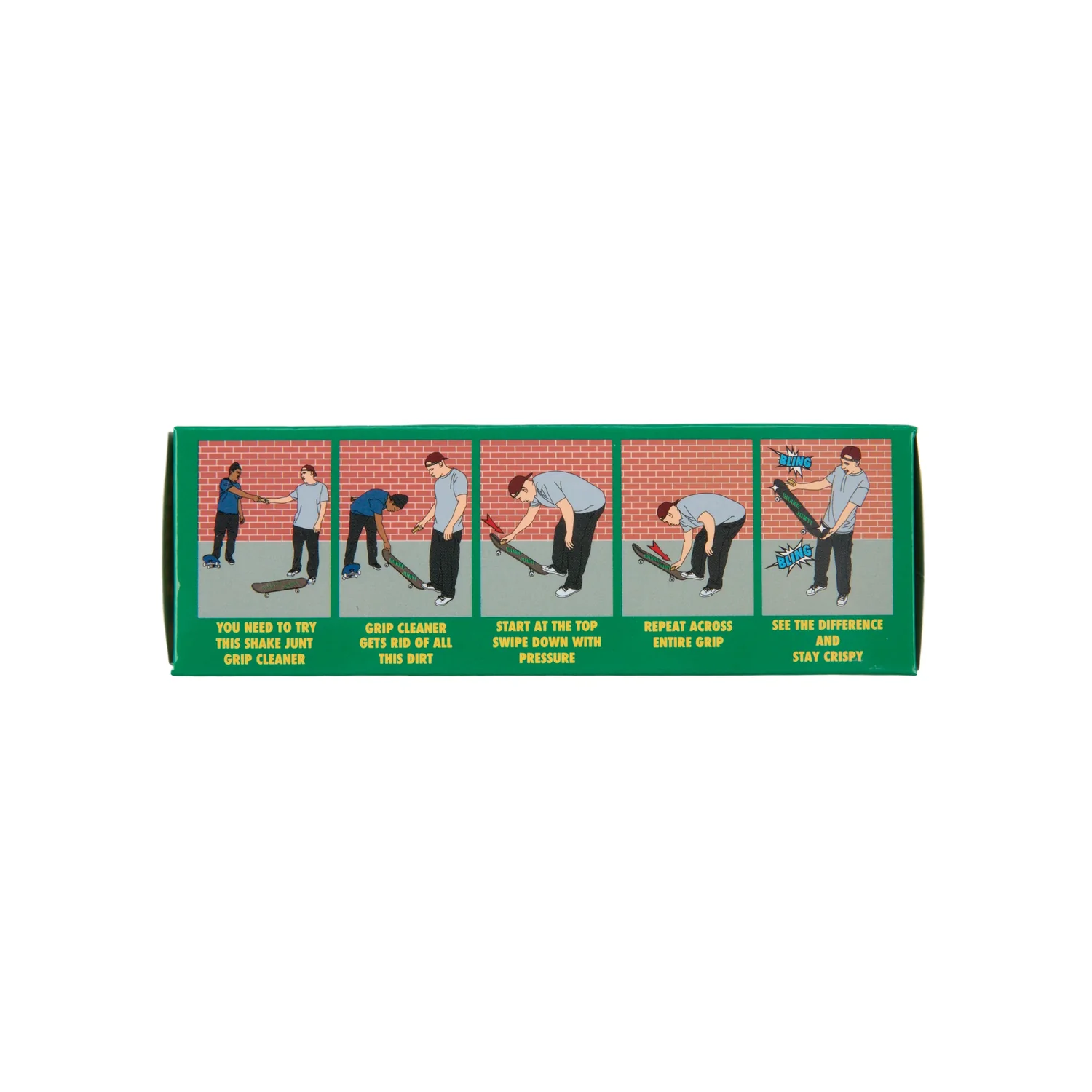 Grip Tape Cleaner Nettoyant pour grip, accessoires de skateboard, bloc de nettoyage, entretien du grip, emballage écologique