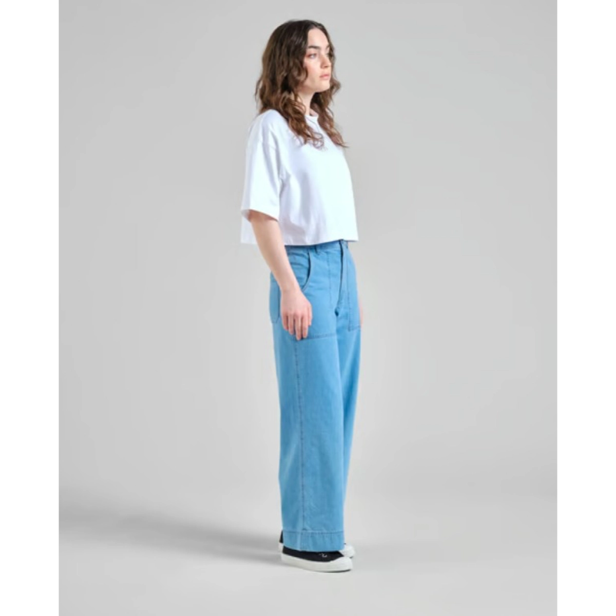 Workwear Pants Vara Dedicated Workwear Pants Vara Denim Light Blue, vue 2