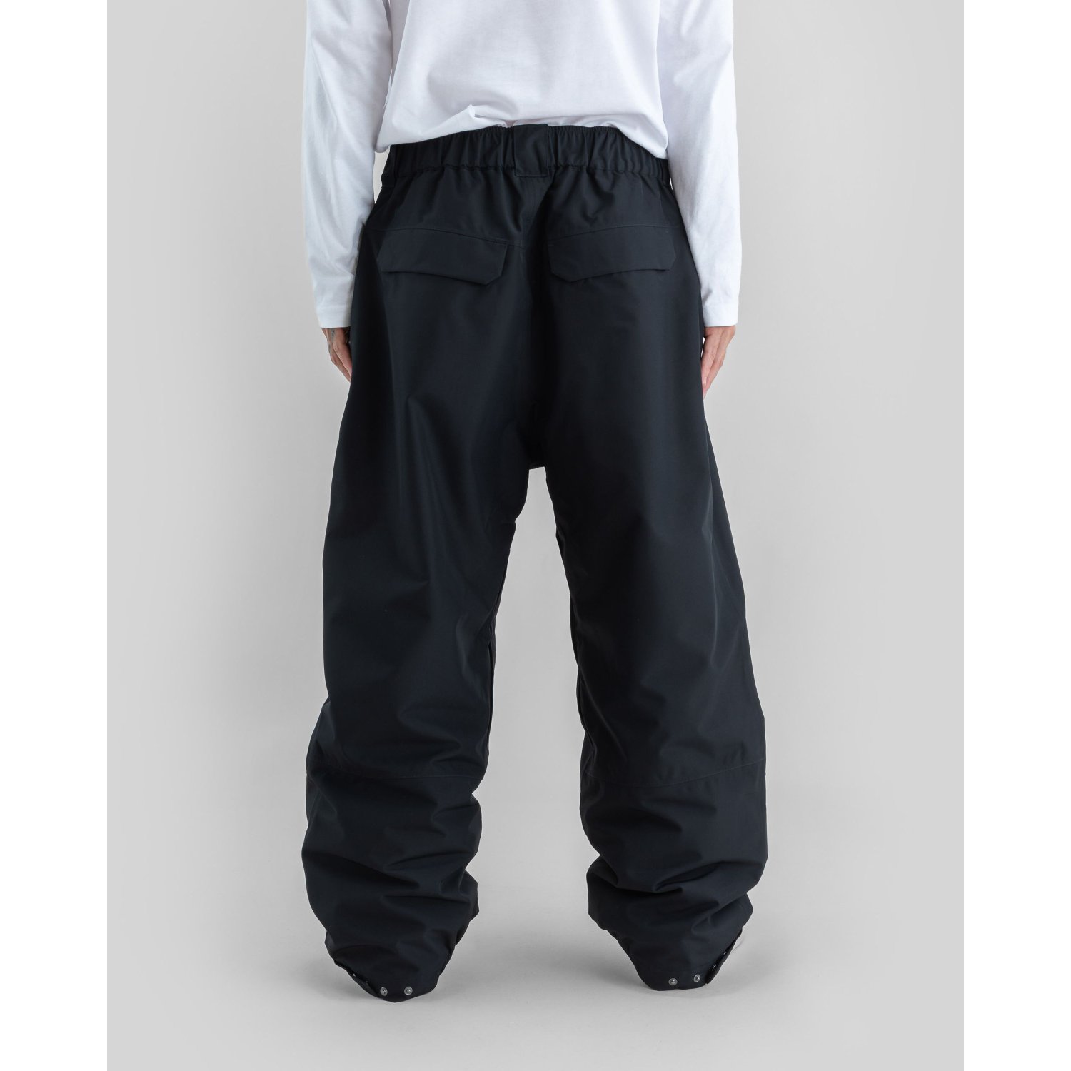 Nostalgia Pants 2L Hose, Schneehose, Schwarz, Lose Passform, Gepolsterte Taille