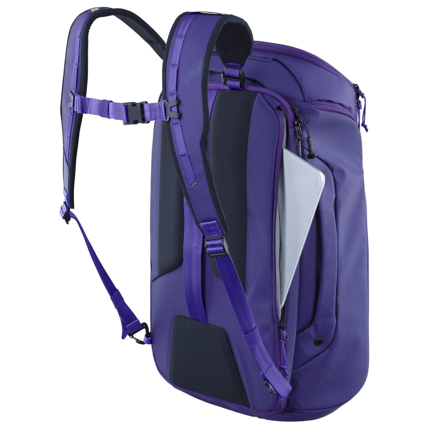 Rucksack, Schultergurte, Laptoppocket, Regenermäßig, violett