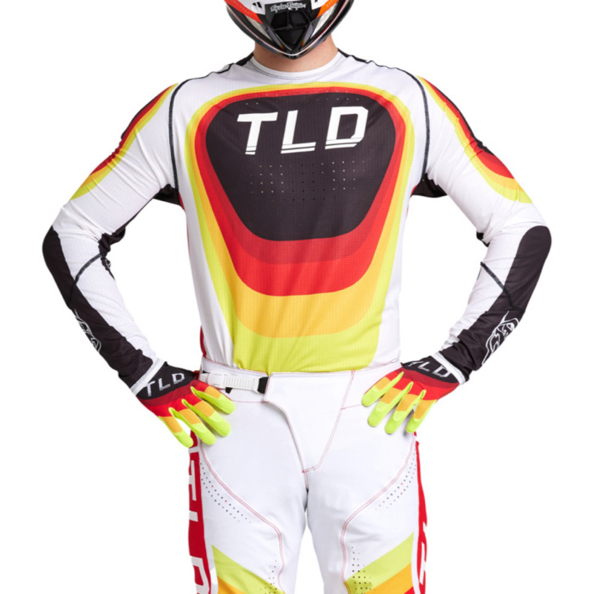 SE ULTRA Jersey Troy Lee Designs SE ULTRA Jersey Weiss-rot, vue 2