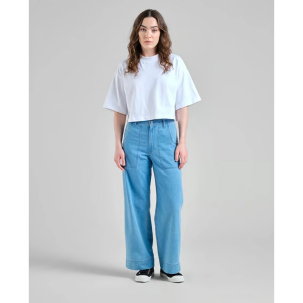 Workwear Pants Vara Dedicated Workwear Pants Vara Denim Light Blue