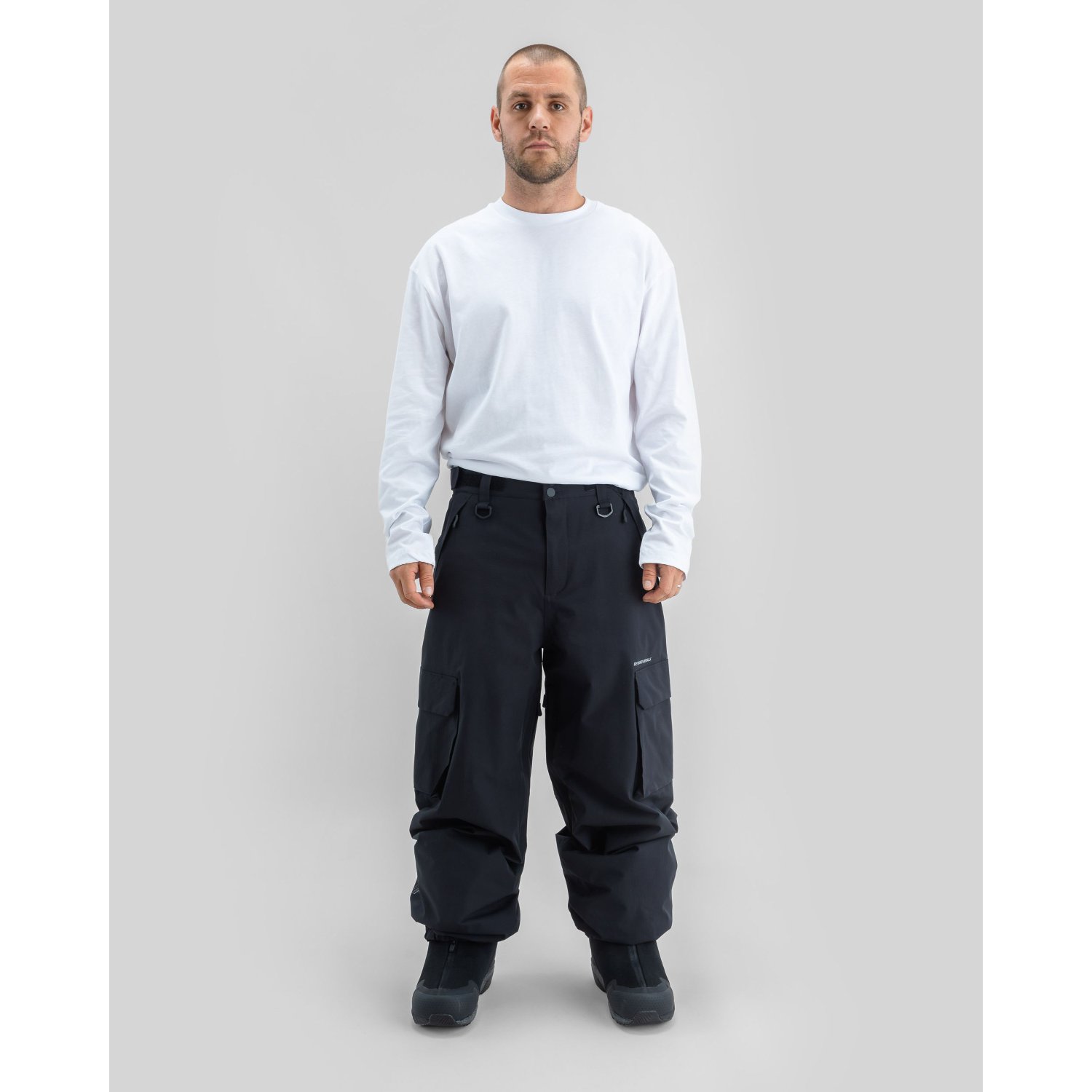 Hose, Cargo-Hose, Schwarz, Lange Hose, Outdoor