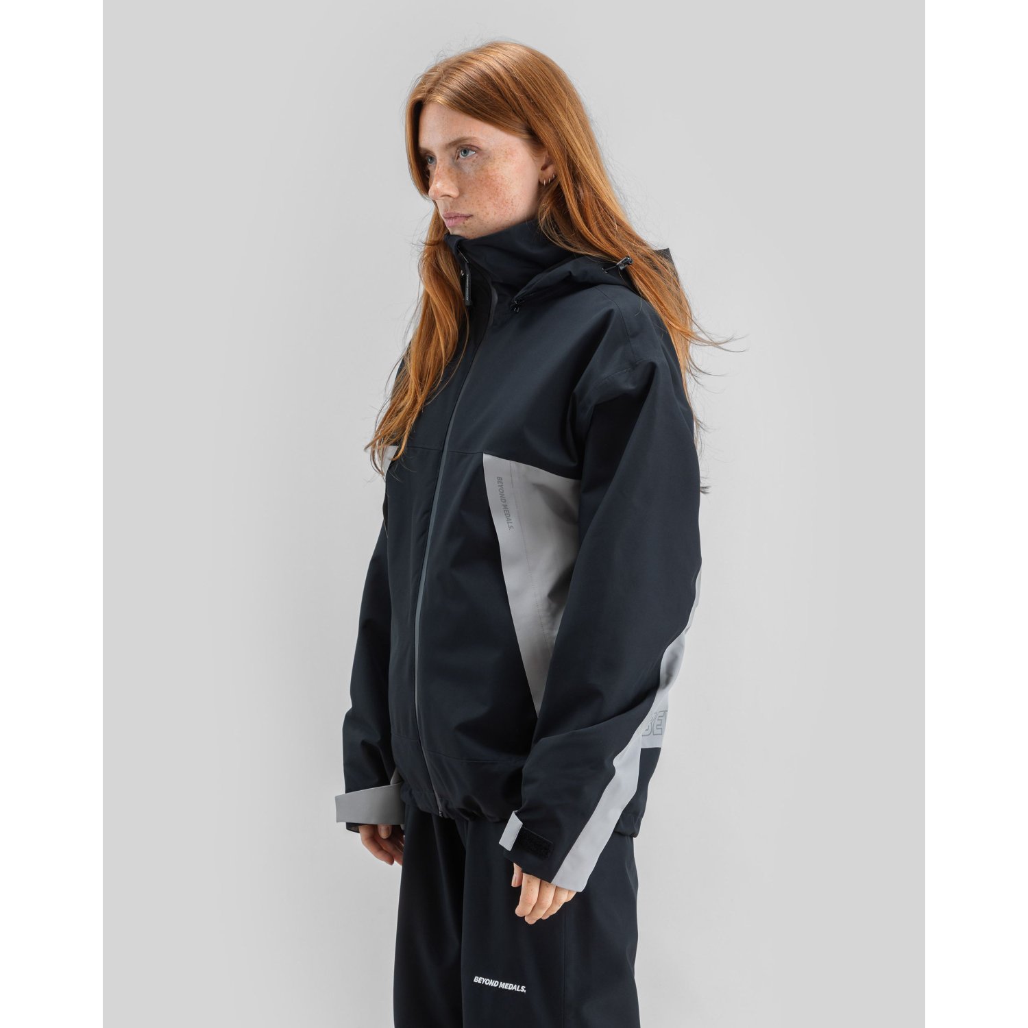 jacke, windbreaker, regenjacke, farbblock, sportanzug