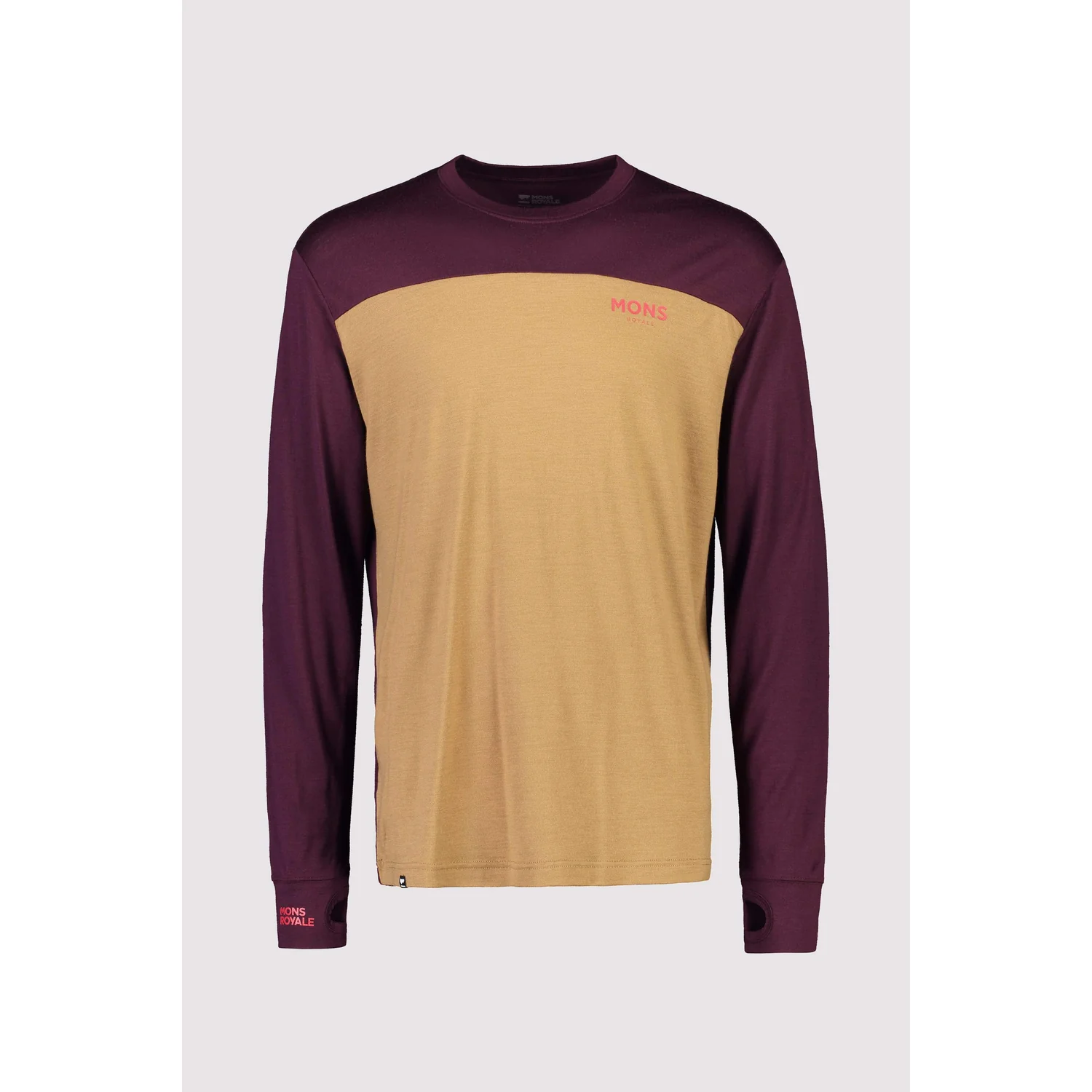 Mons Royale Yotei Ls Toffee / Wine