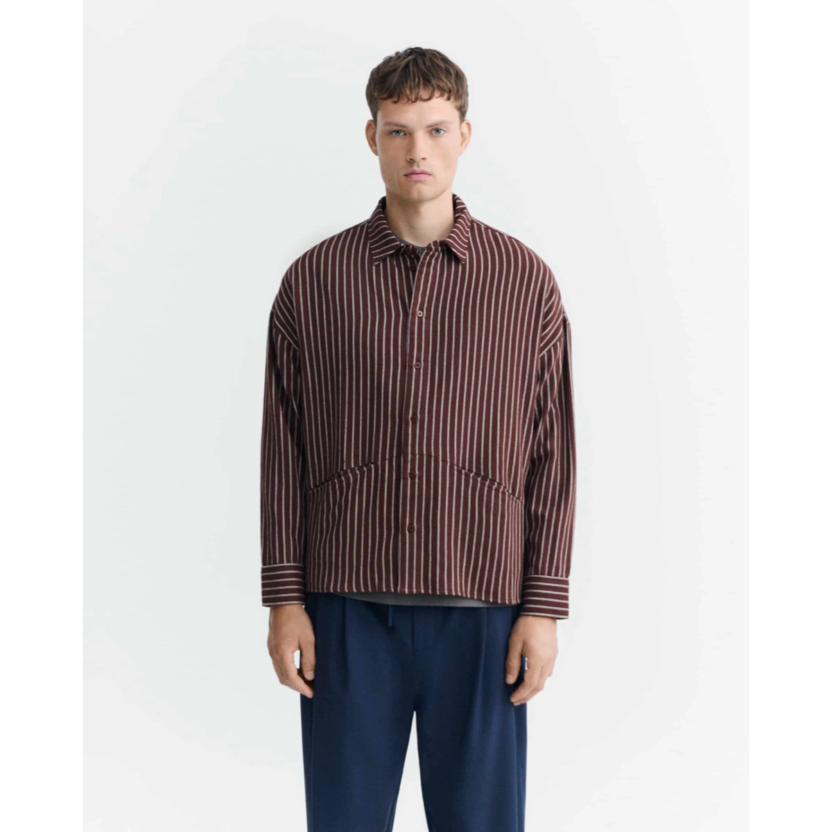 Hemden, Streifen, Burgunder, Knopfleiste, Langarmshirt, Hemd, Streifen, Burgunder, Langarm, Knopfleiste