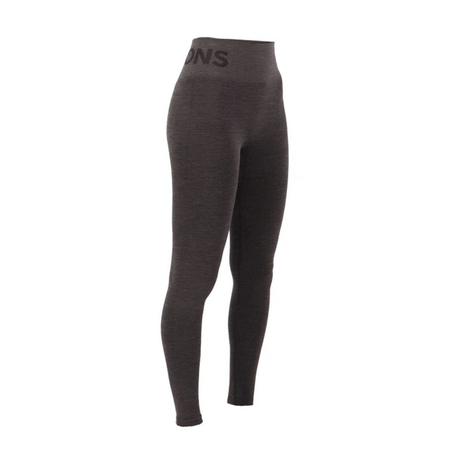 Solace Merino Seamless Leggins Leggings, maille, gris foncé, taille haute, tissu extensible