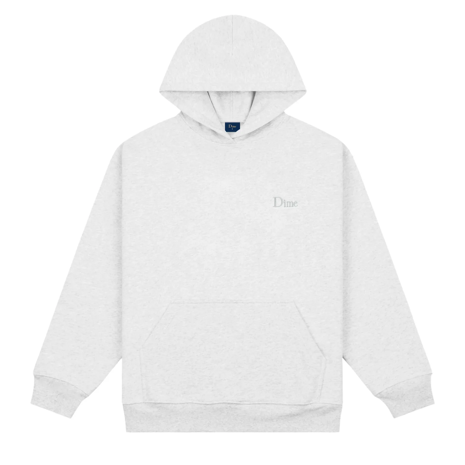 Dime Classic Small Logo Hoodie Ash