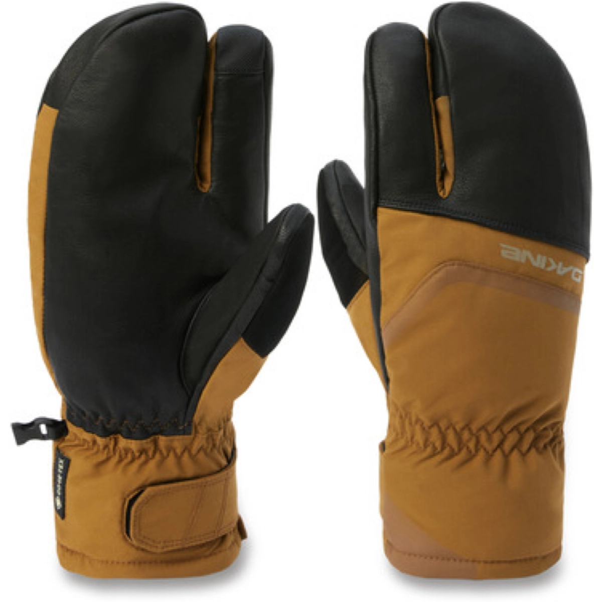 Fillmore Gtx Short Trigge Winterhandschuhe, Skihandschuhe, Gummi/Polyamid, Schwarz Braun, Klettverschluss