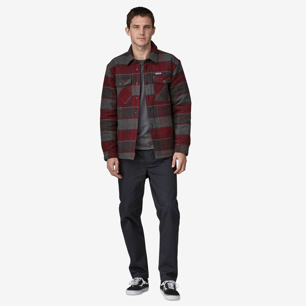 LW Insul. Fjord Flannel Shirt Mantel, Jacke, Erwachsener, Mann, Person