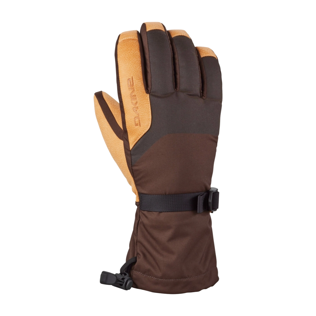 Nova Glv Winterhandschuh, Brillenschutz kompatibel, Brauner Handschuh, Verstellbares Band, Handinnenfläche gepolstert