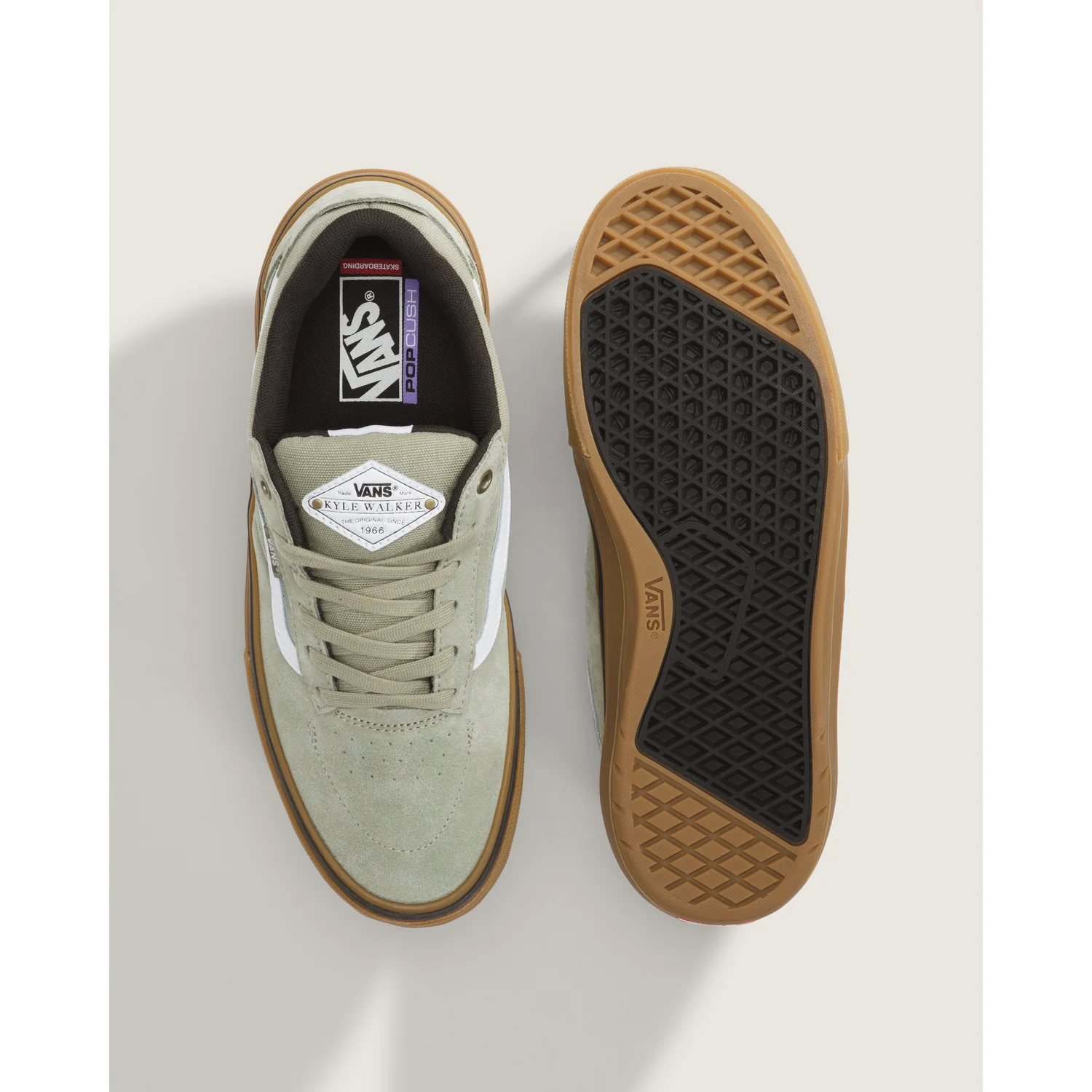 Vans Skate Kyle Walker Wafflecup Light Green/Gum, Ansicht 3