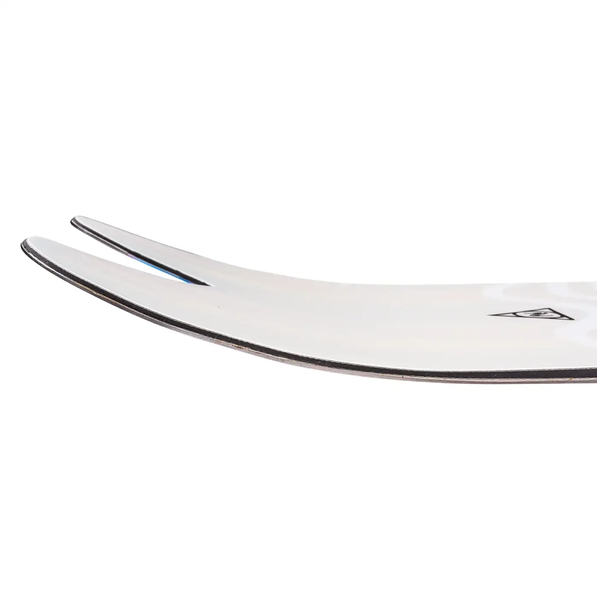 spatule, spatule de cuisine, acier, argent, manche froid, planche de surf, blanche, sans aileron, pointe avant, surface lisse