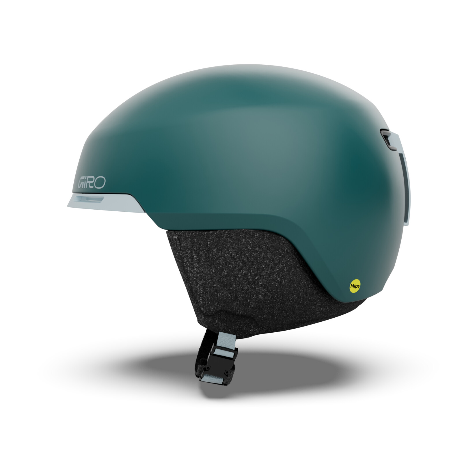 Skihut, Schneehelm, Ohrpolster, Mips, Grün matte