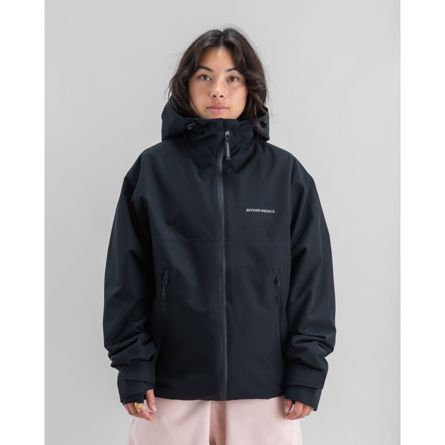 Jacke, Dunkelblau, Windjacke, Kapuze, Reißverschluss