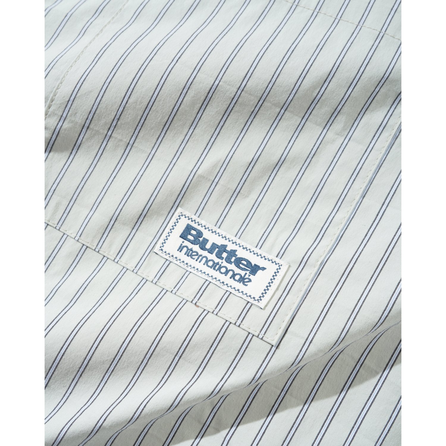 shirt, gestreift, Brusttasche, butter international, Baumwolle