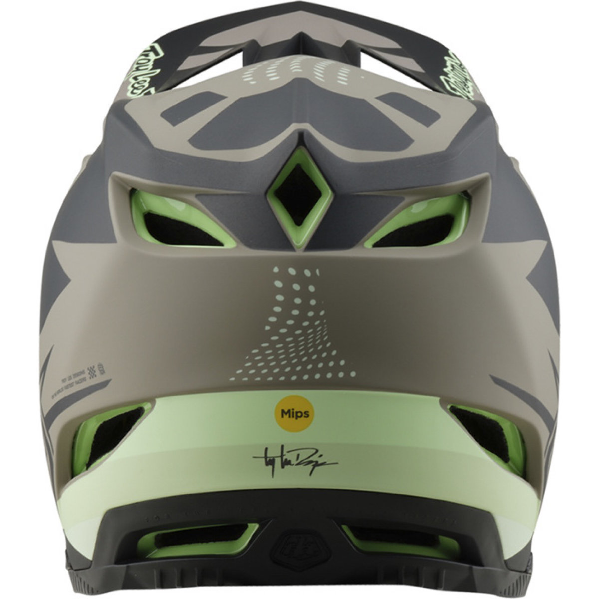 D4 Composite Helmet W/MIPS Troy Lee Designs D4 Composite Helmet W/MIPS Beige, Ansicht 3
