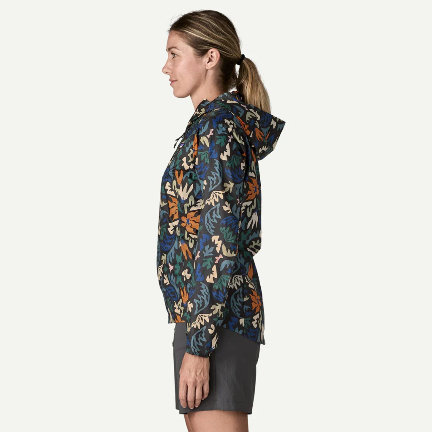Hoodie, Haut, sportlich, Allover-Muster, Multicolor