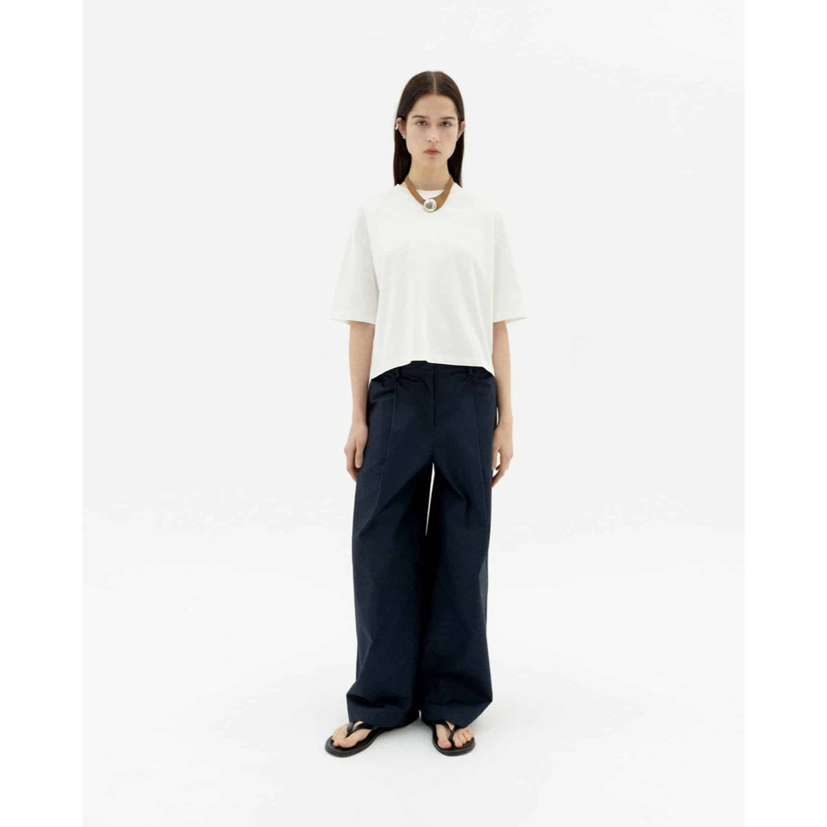 Lena Tee Vêtements, pantalons, chemisier, personne, lin