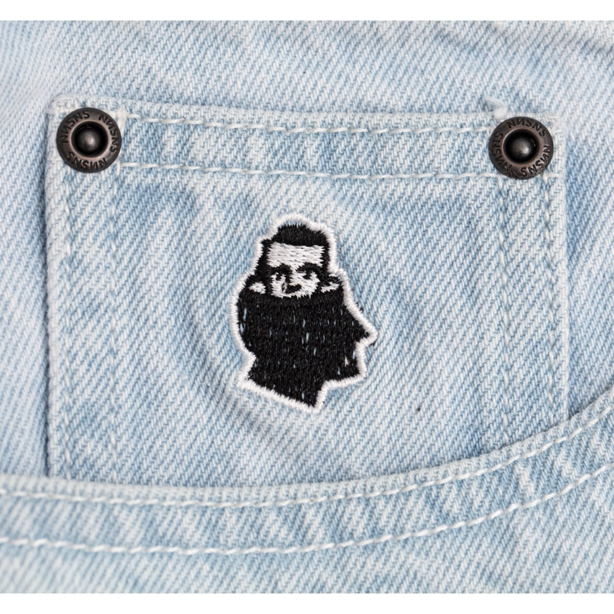 Bigfoot Denim, Jeans, Tasche, Aufbügler, Stickerei