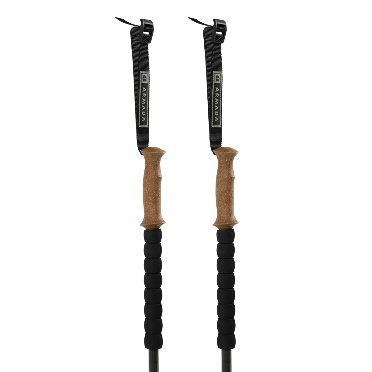 Carbon Adjustable Trekkingstöcke, Wandstöcke, Griffgriffe, braune Holz, verstellbar
