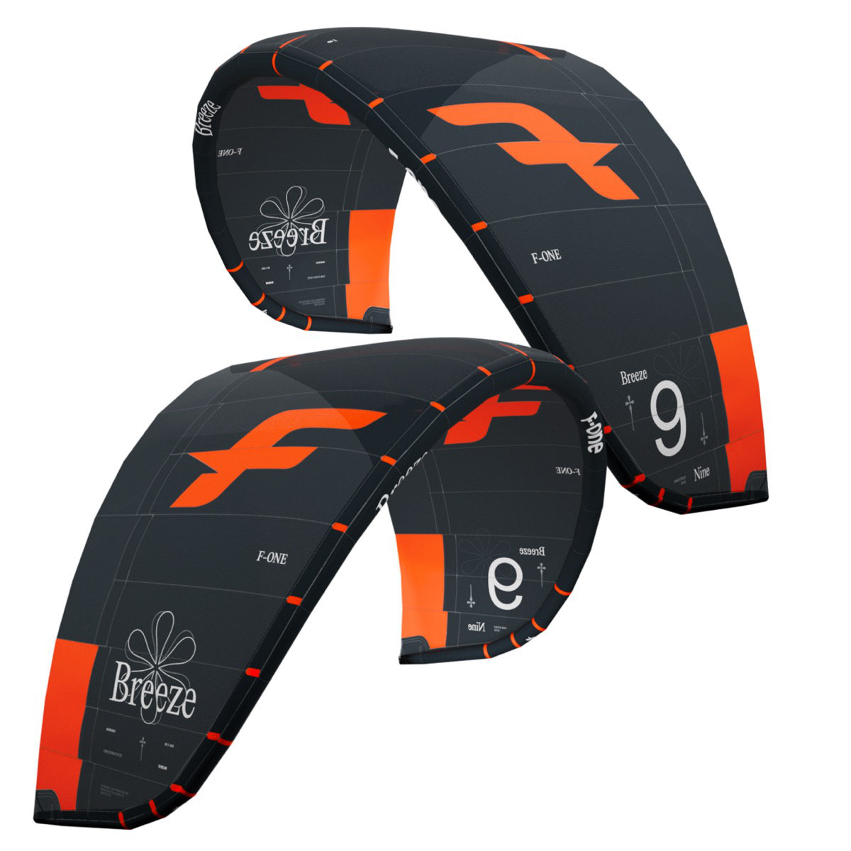 Breeze V5 kiteboard, kitesurfing, paragliding, tandem, board-foil