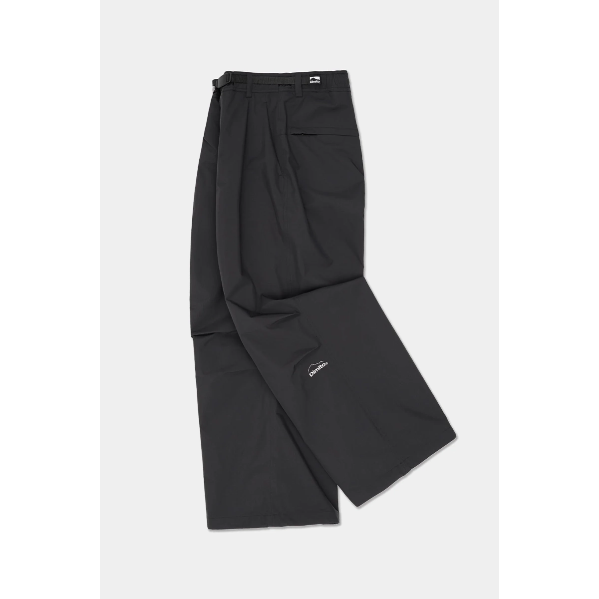 Basic Wide Pants Dimito Basic Wide Pants Black, vue 2