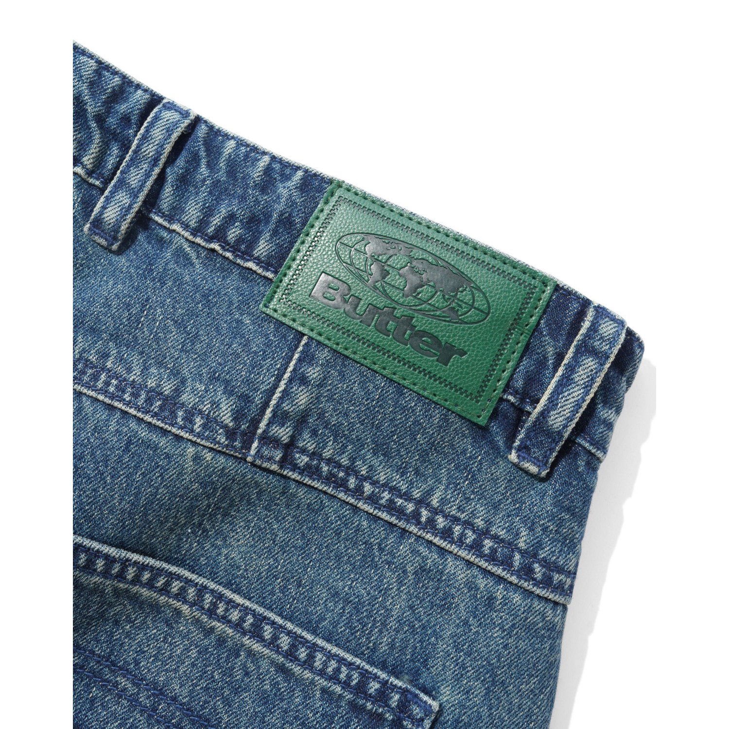 Wide Cut Denim Jeans