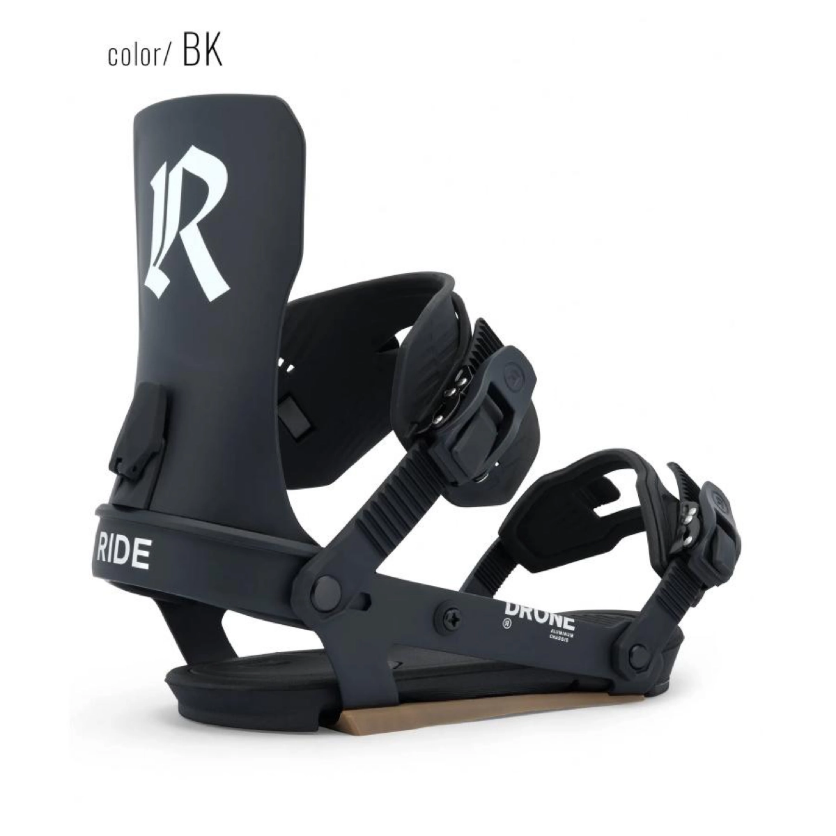 Snowboardbindung, Verstellbar, Riemenbindung, Schwarz, Fußbett