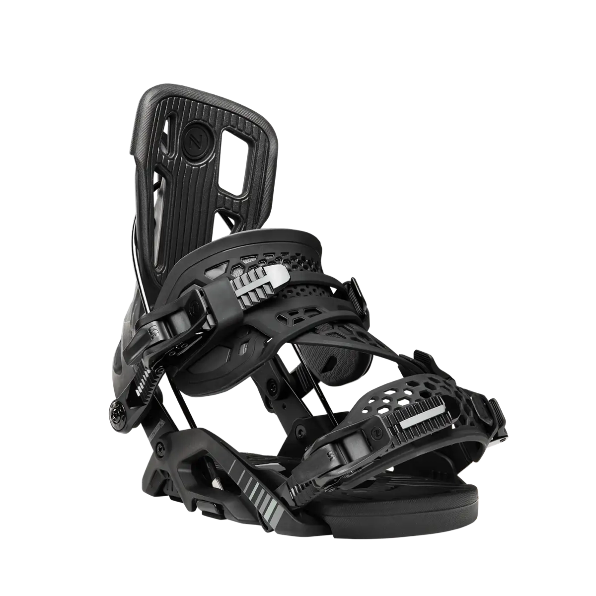 Schneeschuh, Bindung, Gepolstert, Schwarz, Aluminium/Composite, Kantenkurzhanf, Snowboardbindung, Bindung, Schwarz, Aluminium