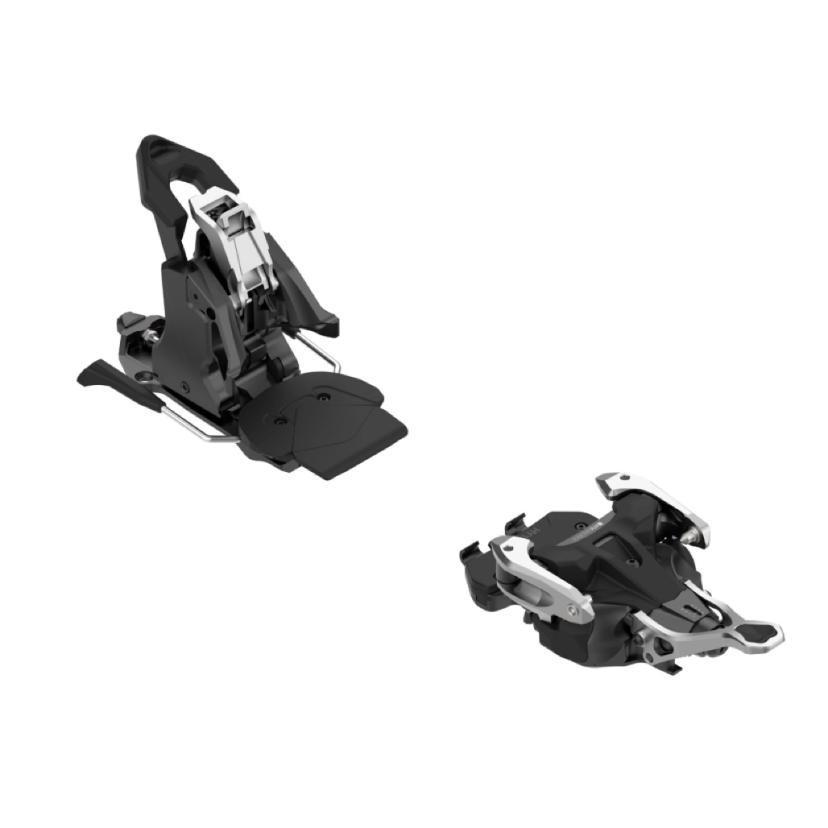 Fixation, fixation de chaussure, fixation de ski, système de fixation, noir/blanc