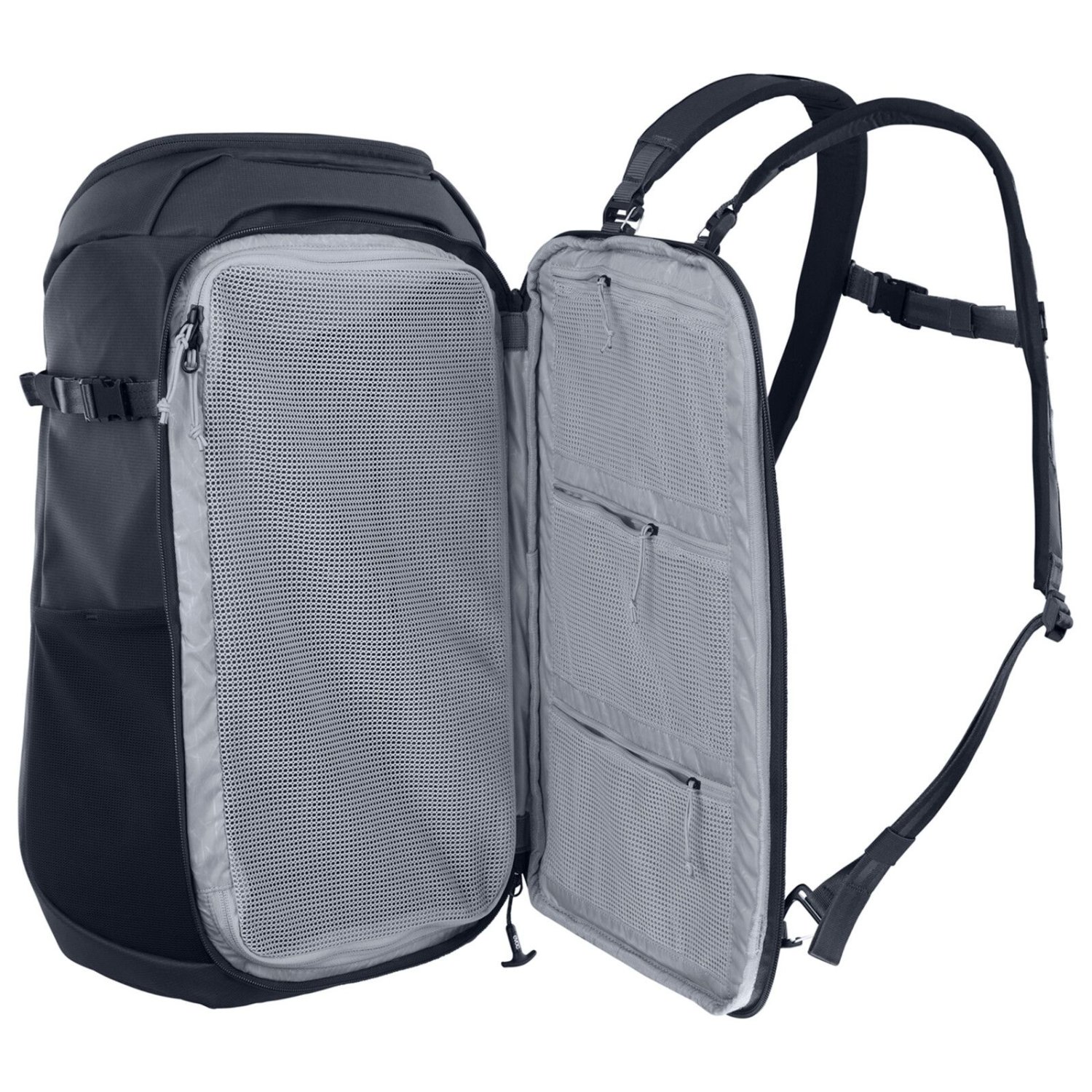 Rucksack, Modularer Rucksack, Netzfach, Reisetasche, Schultergurt
