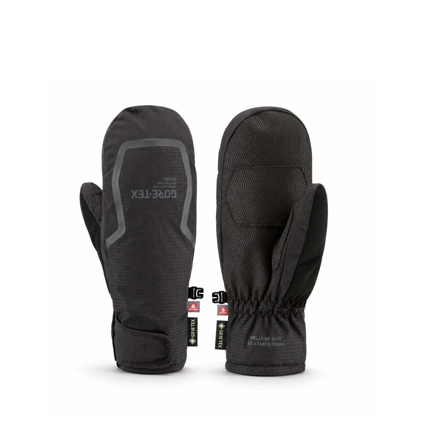 Helm Gore-Tex Mitt Gants d'hiver, Gore-Tex, taille unique, adaptés à la neige, noirs, gants de ski, moufles, noirs, GORE-TEX, déperlants