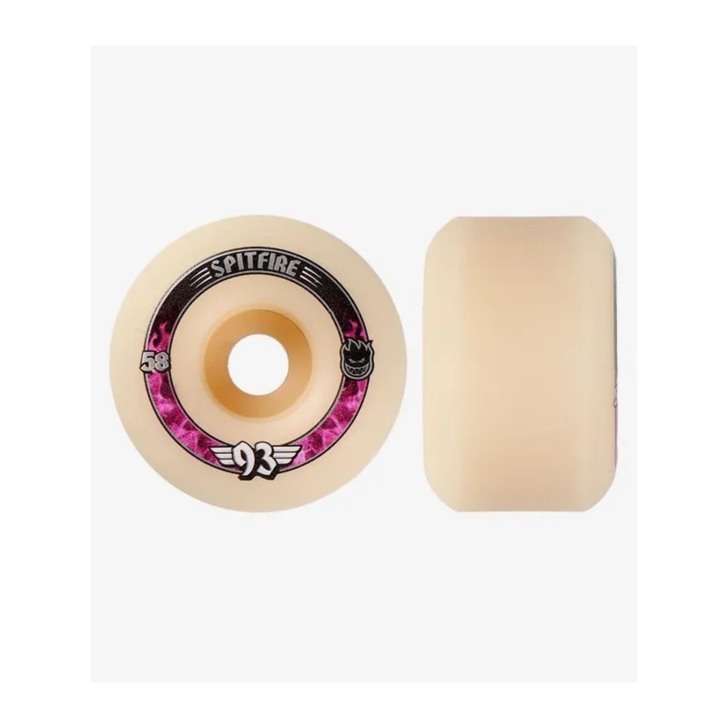 Roues de longboard, couleur crème, roues rondes, 54 mm ?, Spitfire