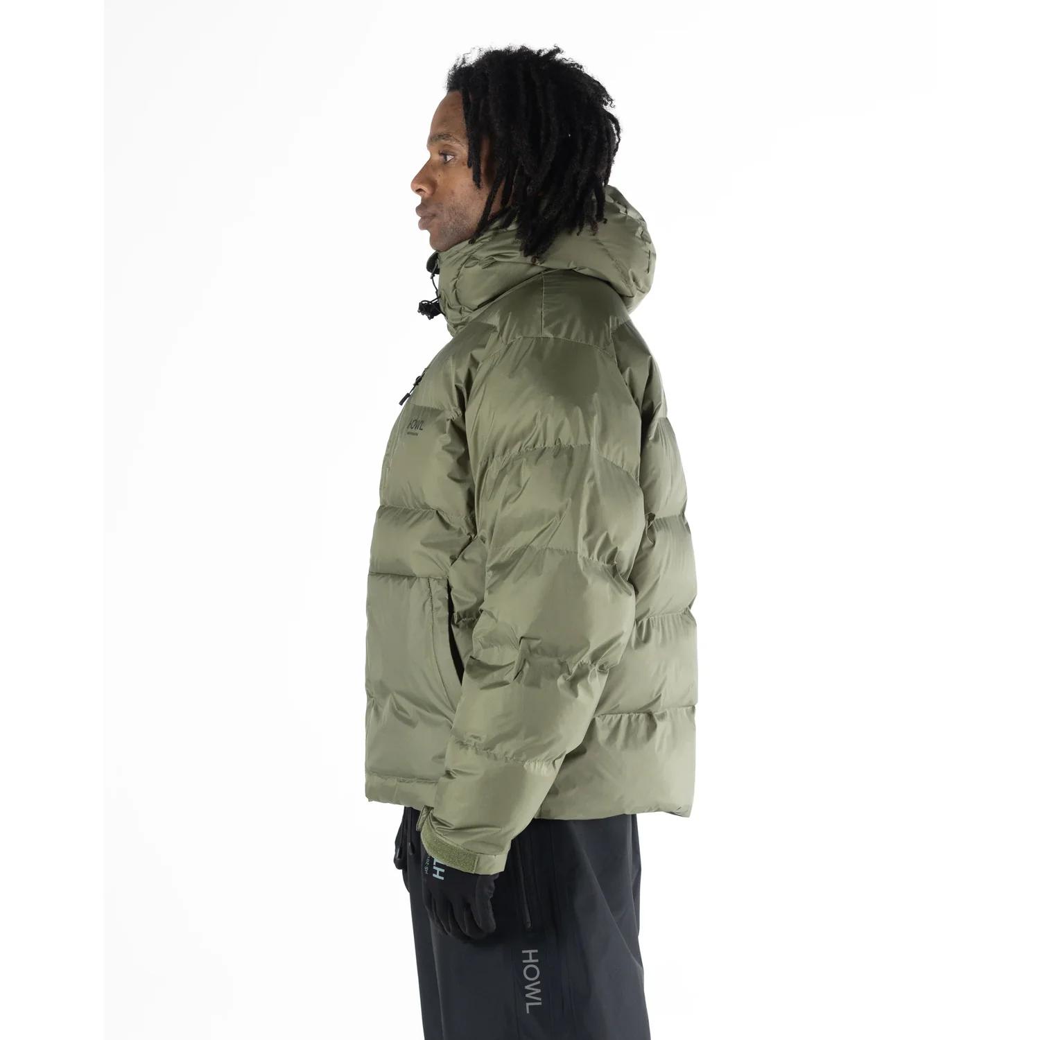 Puffy Jacket jacke, puffer, olivgrün, kapuze, mantel, Daunenjacke, Kapuze, Olivgrün, Steppjacke