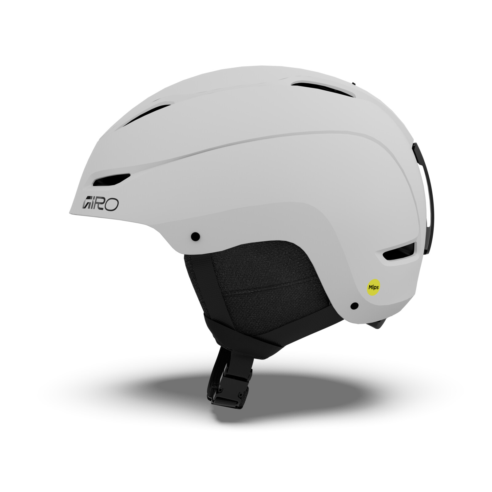 Ratio MIPS Helmet Skihelm, weißer Helm, verstellbares Kinnband, MIPS-Schutz, Kopfoberseite?