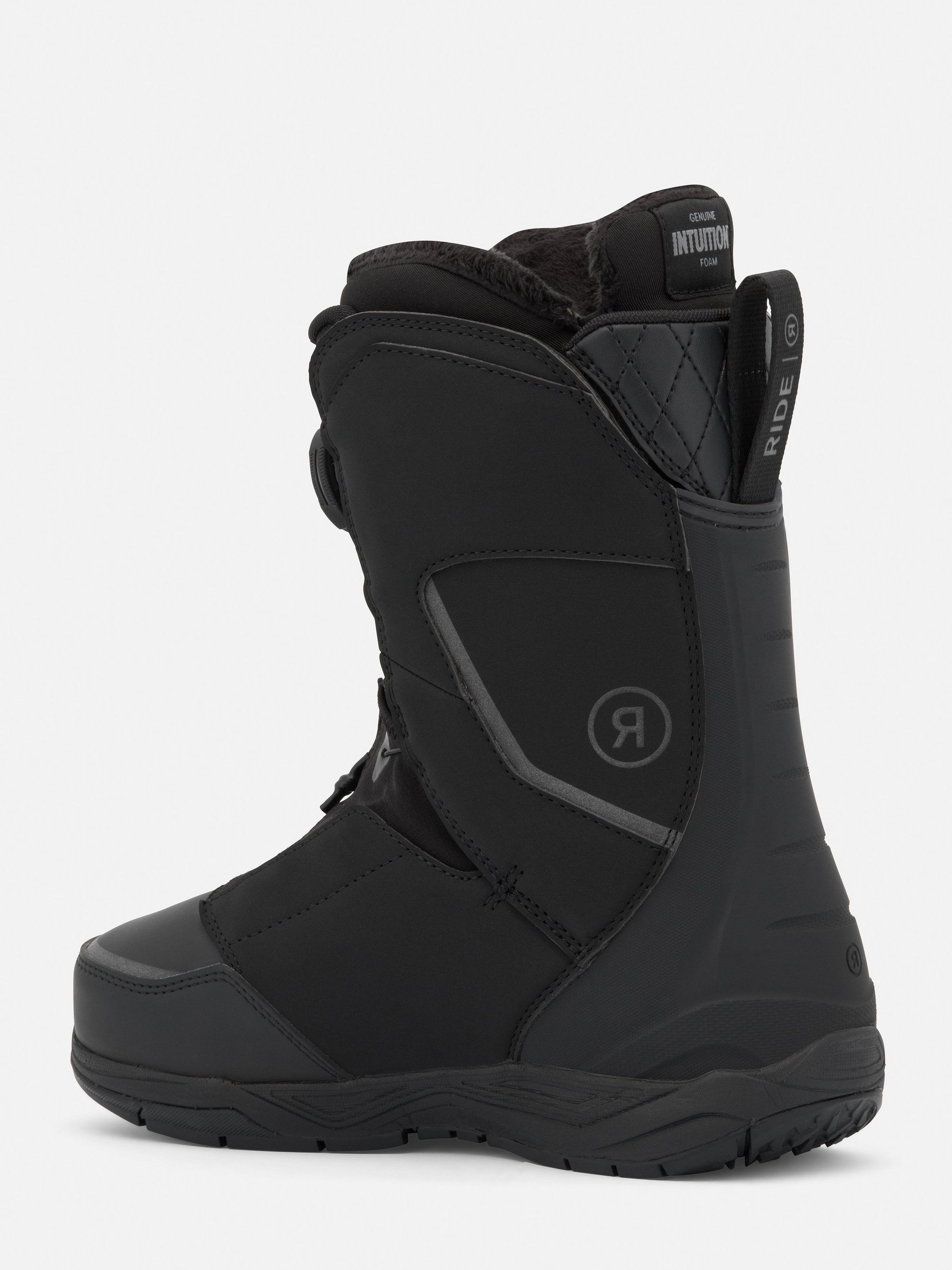 Bottes de neige, noires, imperméables, isolantes, avec cordon de serrage