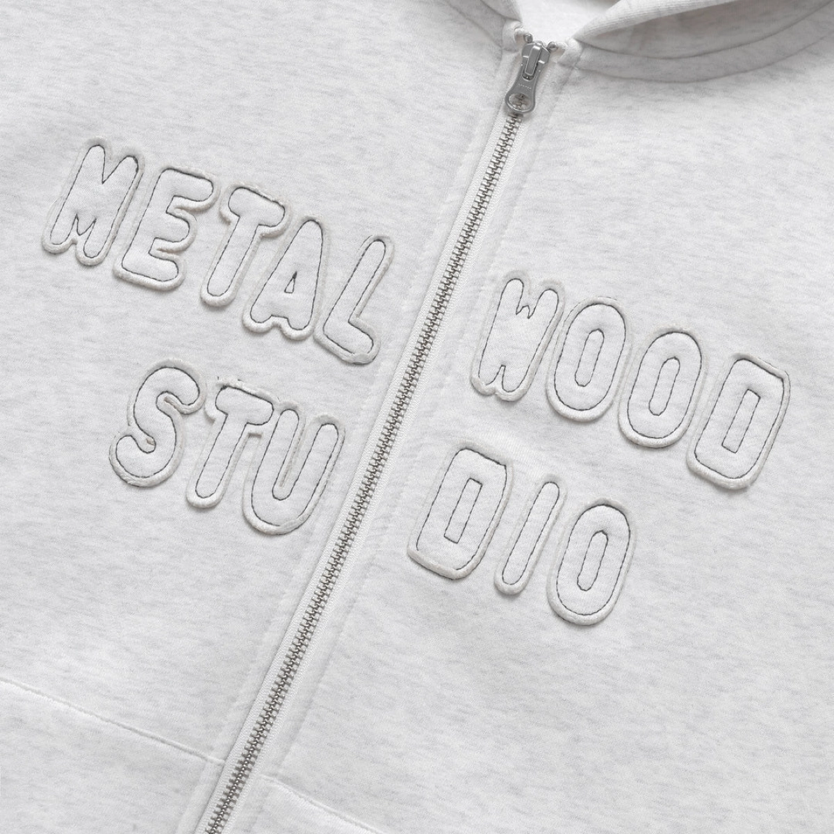 Cutie Zip Hooded Sweatshirt Metalwood Studio Cutie Zip Hooded Sweatshirt, vue 2